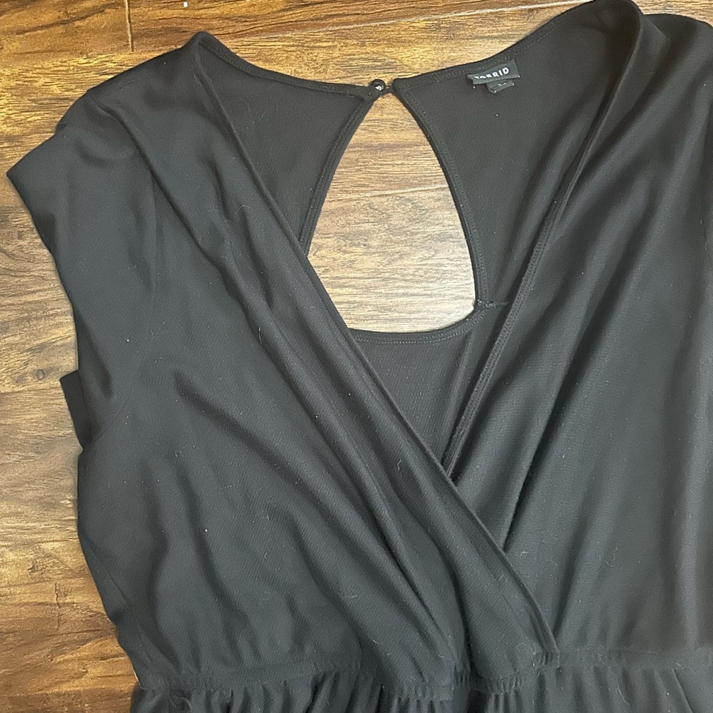 Wide Leg Black Jumpsuit